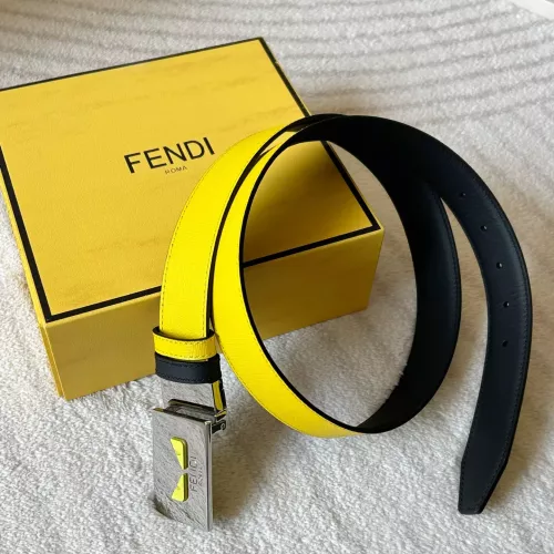 Replica Fendi AAA Quality Belts In 3.5cm For Men #1313456 $64.00 USD for Wholesale