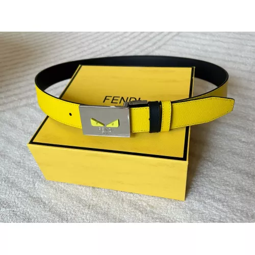 Replica Fendi AAA Quality Belts In 3.5cm For Men #1313456 $64.00 USD for Wholesale