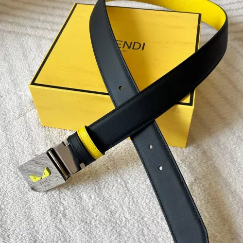 Replica Fendi AAA Quality Belts In 3.5cm For Men #1313456 $64.00 USD for Wholesale