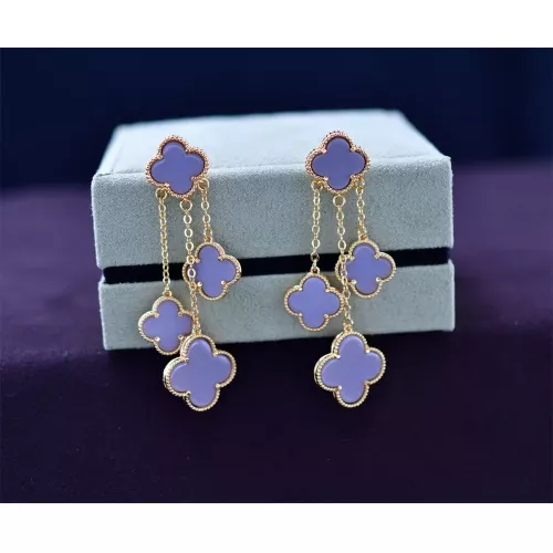 Van Cleef &amp; Arpels Earrings For Women #1313568 $23.00 USD, Wholesale Replica Van Cleef &amp; Arpels Earrings