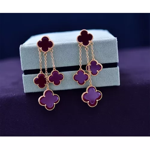 Van Cleef &amp; Arpels Earrings For Women #1313576 $23.00 USD, Wholesale Replica Van Cleef &amp; Arpels Earrings