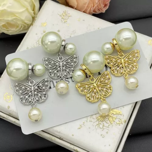 Replica Christian Dior Earrings For Women #1314120 $25.00 USD for Wholesale