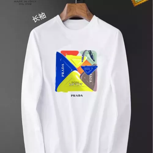 Prada T-Shirts Long Sleeved For Unisex #1314243 $34.00 USD, Wholesale Replica Prada T-Shirts