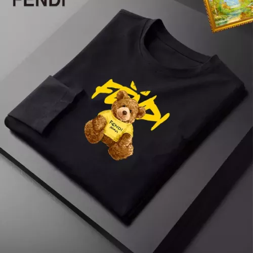 Replica Fendi T-Shirts Long Sleeved For Unisex #1314280 $34.00 USD for Wholesale