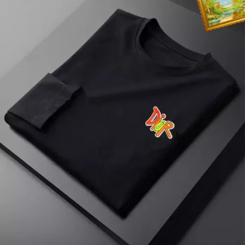 Replica Christian Dior T-Shirts Long Sleeved For Unisex #1314304 $34.00 USD for Wholesale