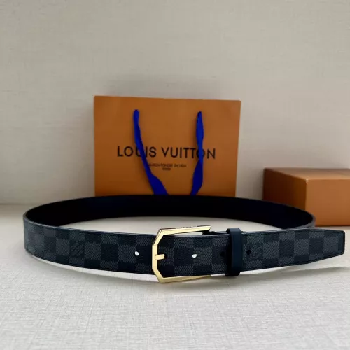 Louis Vuitton AAA Quality Belts In 3.4cm For Men #1314309 $56.00 USD, Wholesale Replica Louis Vuitton AAA Quality Belts