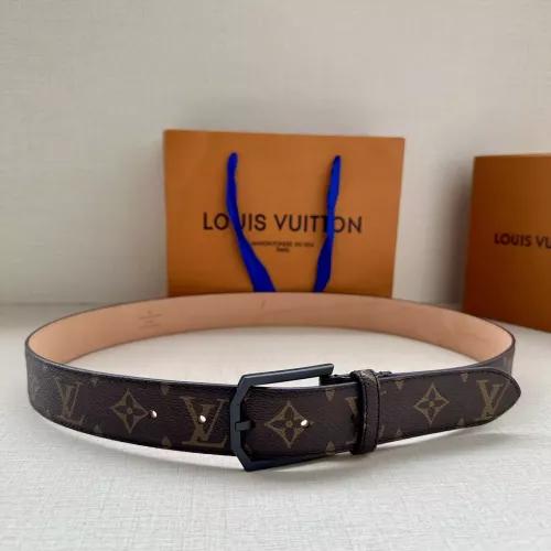 Louis Vuitton AAA Quality Belts In 3.4cm For Men #1314317 $56.00 USD, Wholesale Replica Louis Vuitton AAA Quality Belts