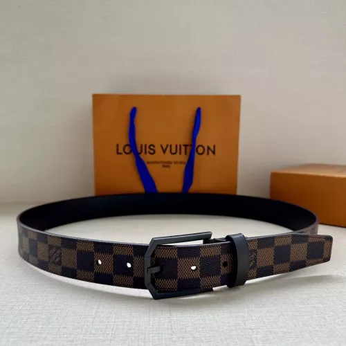 Louis Vuitton AAA Quality Belts In 3.4cm For Men #1314323 $56.00 USD, Wholesale Replica Louis Vuitton AAA Quality Belts