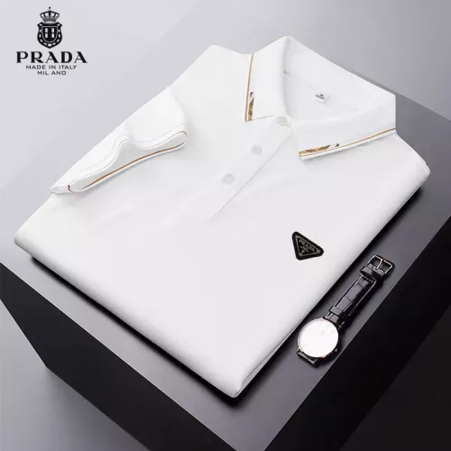 Replica Prada T-Shirts Short Sleeved For Men #1314327 $34.00 USD for Wholesale