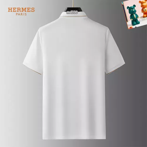 Replica Hermes T-Shirts Short Sleeved For Men #1314341 $34.00 USD for Wholesale
