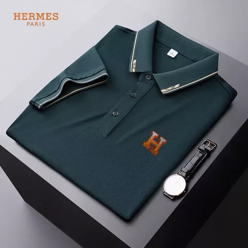 Replica Hermes T-Shirts Short Sleeved For Men #1314342 $34.00 USD for Wholesale