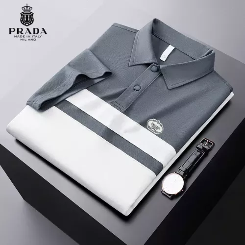 Replica Prada T-Shirts Short Sleeved For Men #1314349 $34.00 USD for Wholesale