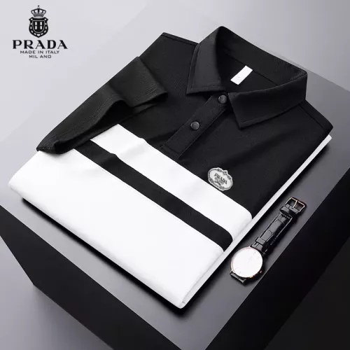 Replica Prada T-Shirts Short Sleeved For Men #1314350 $34.00 USD for Wholesale
