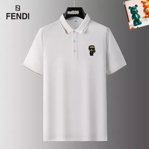 Fendi T-Shirts Short Sleeved For Men #1314351 $34.00 USD, Wholesale Replica Fendi T-Shirts