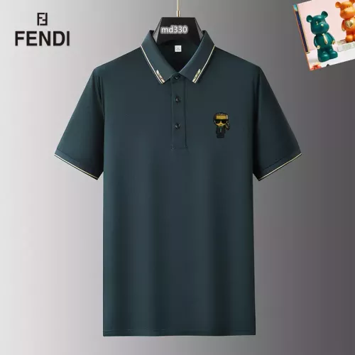 Fendi T-Shirts Short Sleeved For Men #1314352 $34.00 USD, Wholesale Replica Fendi T-Shirts