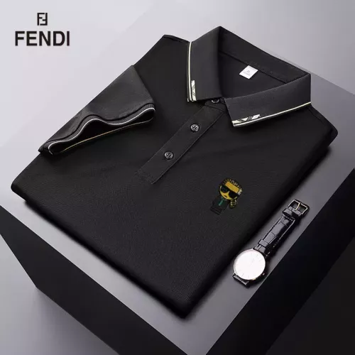 Replica Fendi T-Shirts Short Sleeved For Men #1314353 $34.00 USD for Wholesale