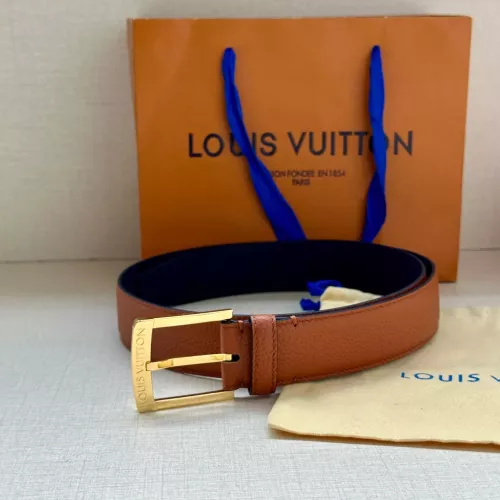 Louis Vuitton AAA Quality Belts In 3.4cm For Men #1314373 $56.00 USD, Wholesale Replica Louis Vuitton AAA Quality Belts