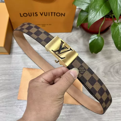 Louis Vuitton AAA Quality Belts In 3.5cm For Men #1314386 $56.00 USD, Wholesale Replica Louis Vuitton AAA Quality Belts