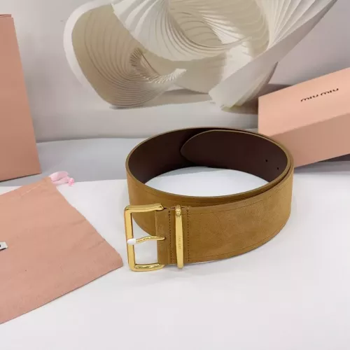 MIU MIU AAA Quality Belts In 6.0cm For Women #1314398 $85.00 USD, Wholesale Replica MIU MIU AAA Quality Belts