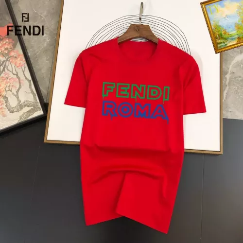 Fendi T-Shirts Short Sleeved For Unisex #1314436 $25.00 USD, Wholesale Replica Fendi T-Shirts