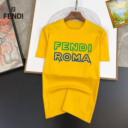 Fendi T-Shirts Short Sleeved For Unisex #1314437 $25.00 USD, Wholesale Replica Fendi T-Shirts