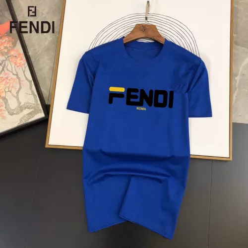 Fendi T-Shirts Short Sleeved For Unisex #1314478 $25.00 USD, Wholesale Replica Fendi T-Shirts