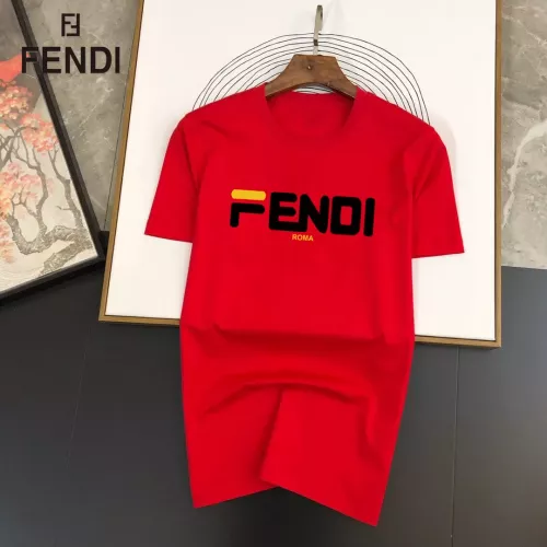 Fendi T-Shirts Short Sleeved For Unisex #1314480 $25.00 USD, Wholesale Replica Fendi T-Shirts