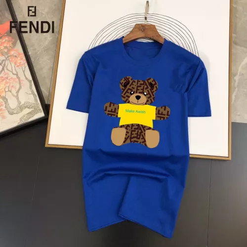 Fendi T-Shirts Short Sleeved For Unisex #1314483 $25.00 USD, Wholesale Replica Fendi T-Shirts