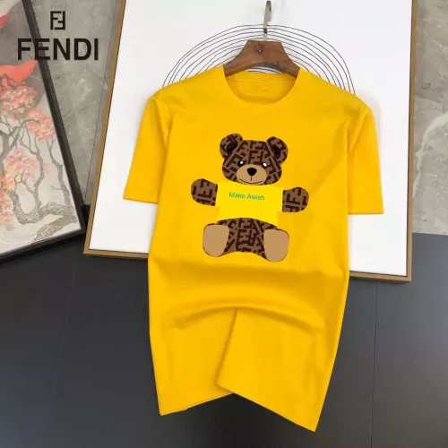 Fendi T-Shirts Short Sleeved For Unisex #1314485 $25.00 USD, Wholesale Replica Fendi T-Shirts