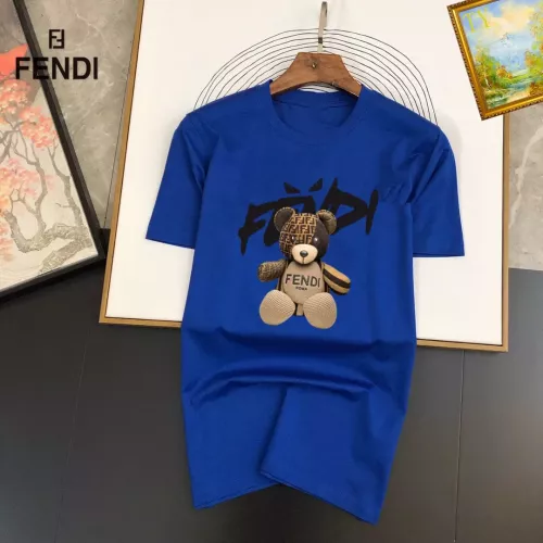 Fendi T-Shirts Short Sleeved For Unisex #1314489 $25.00 USD, Wholesale Replica Fendi T-Shirts