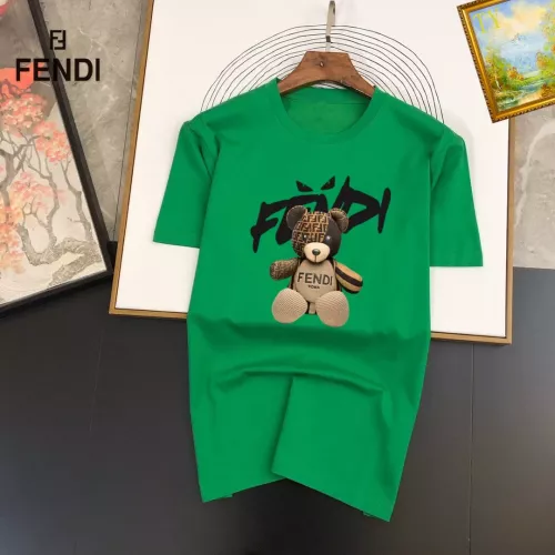 Fendi T-Shirts Short Sleeved For Unisex #1314490 $25.00 USD, Wholesale Replica Fendi T-Shirts