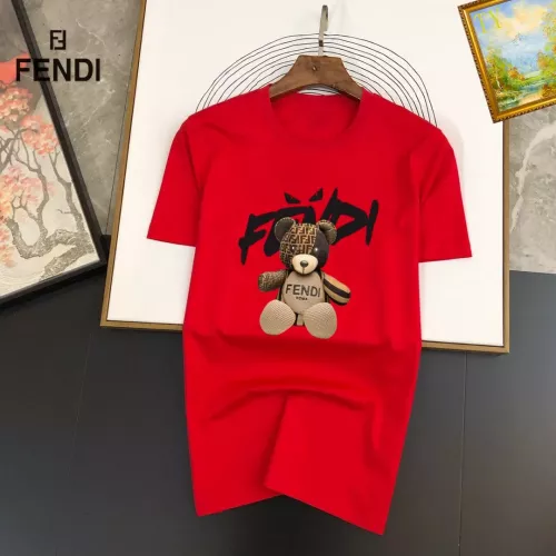Fendi T-Shirts Short Sleeved For Unisex #1314491 $25.00 USD, Wholesale Replica Fendi T-Shirts