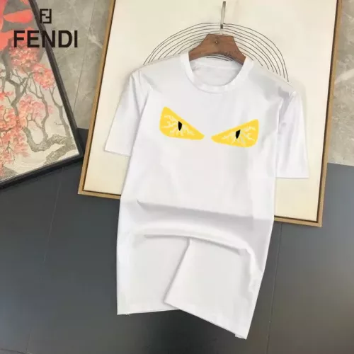 Fendi T-Shirts Short Sleeved For Unisex #1314508 $25.00 USD, Wholesale Replica Fendi T-Shirts