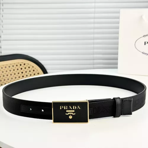 Prada AAA Quality Belts In 3.5cm For Men #1314551 $56.00 USD, Wholesale Replica Prada AAA Quality Belts