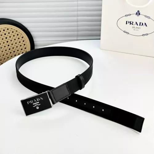 Replica Prada AAA Quality Belts In 3.5cm For Men #1314552 $56.00 USD for Wholesale