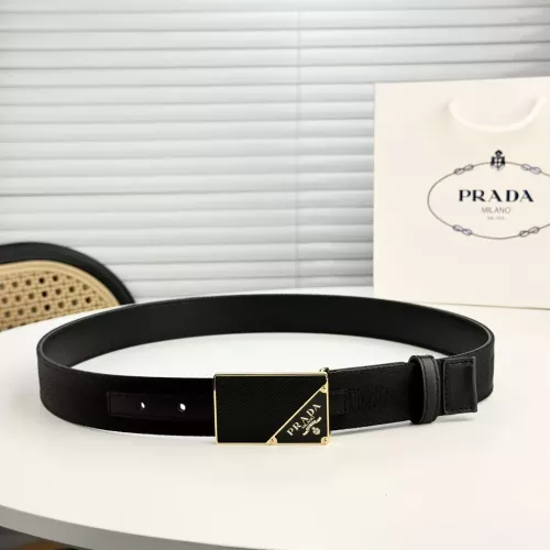 Prada AAA Quality Belts In 3.5cm For Men #1314555 $56.00 USD, Wholesale Replica Prada AAA Quality Belts