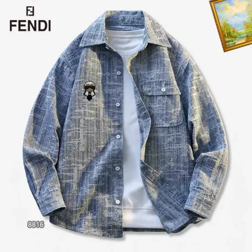 Fendi Jackets Long Sleeved For Men #1314566 $60.00 USD, Wholesale Replica Fendi Jackets