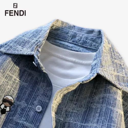 Replica Fendi Jackets Long Sleeved For Men #1314566 $60.00 USD for Wholesale