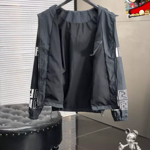 Replica Fendi Jackets Long Sleeved For Men #1314618 $60.00 USD for Wholesale