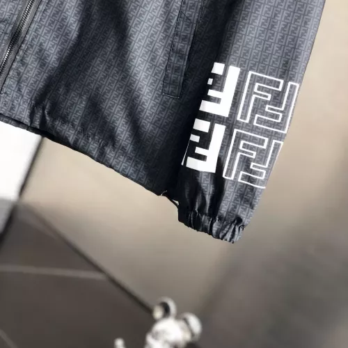 Replica Fendi Jackets Long Sleeved For Men #1314618 $60.00 USD for Wholesale