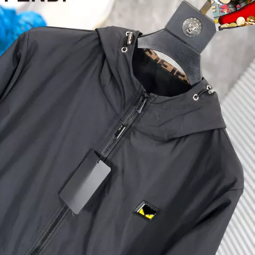 Replica Fendi Jackets Long Sleeved For Men #1314619 $60.00 USD for Wholesale