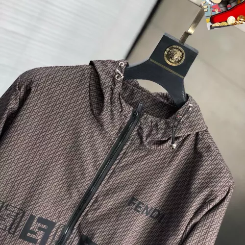 Replica Fendi Jackets Long Sleeved For Men #1314622 $60.00 USD for Wholesale