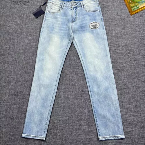 Replica Prada Jeans For Men #1314638 $48.00 USD for Wholesale