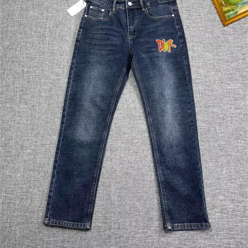 Replica Christian Dior Jeans For Men #1314647 $48.00 USD for Wholesale
