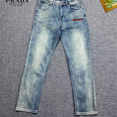 Replica Prada Jeans For Men #1314656 $48.00 USD for Wholesale