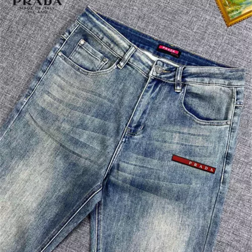 Replica Prada Jeans For Men #1314656 $48.00 USD for Wholesale