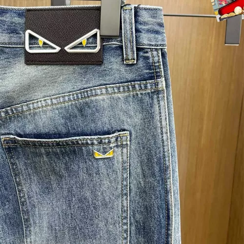 Replica Fendi Jeans For Men #1314668 $48.00 USD for Wholesale