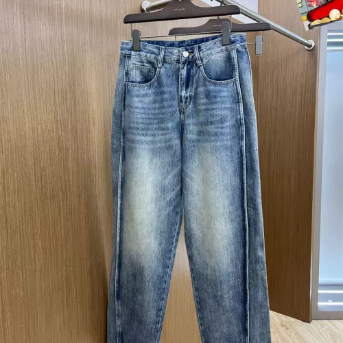 Replica Fendi Jeans For Men #1314668 $48.00 USD for Wholesale