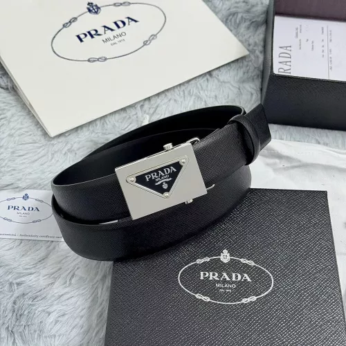 Replica Prada AAA Quality Belts In 3.5cm For Men #1314678 $64.00 USD for Wholesale