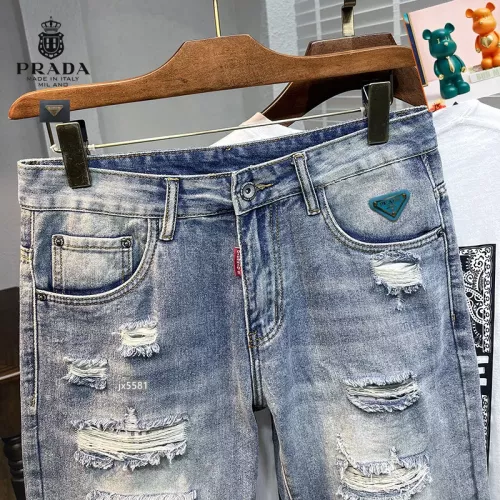 Replica Prada Jeans For Men #1314702 $40.00 USD for Wholesale